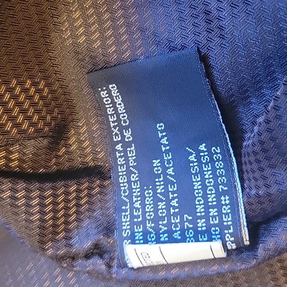 Worthington Classic biker style Lambskin Leather jacket Large - Picture 4 of 6